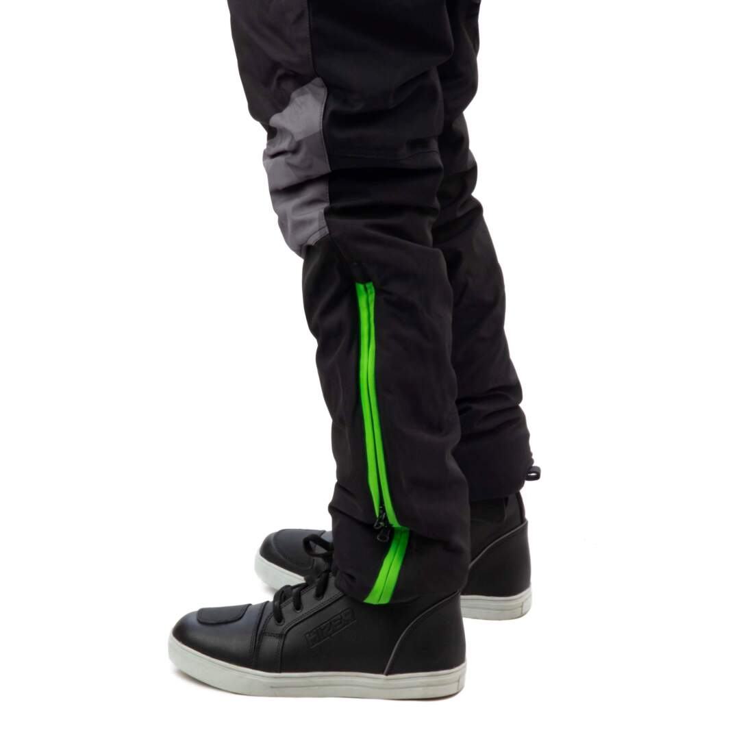 Комбинезон для снегохода (детский) HIZER №5 black-green (текстиль) (16Y)