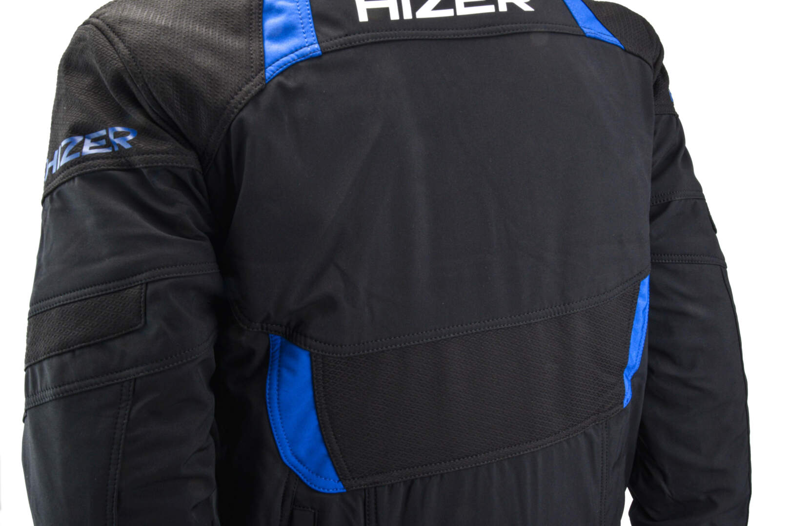 Куртка для снегохода HIZER №2 black-blue (текстиль) (L)