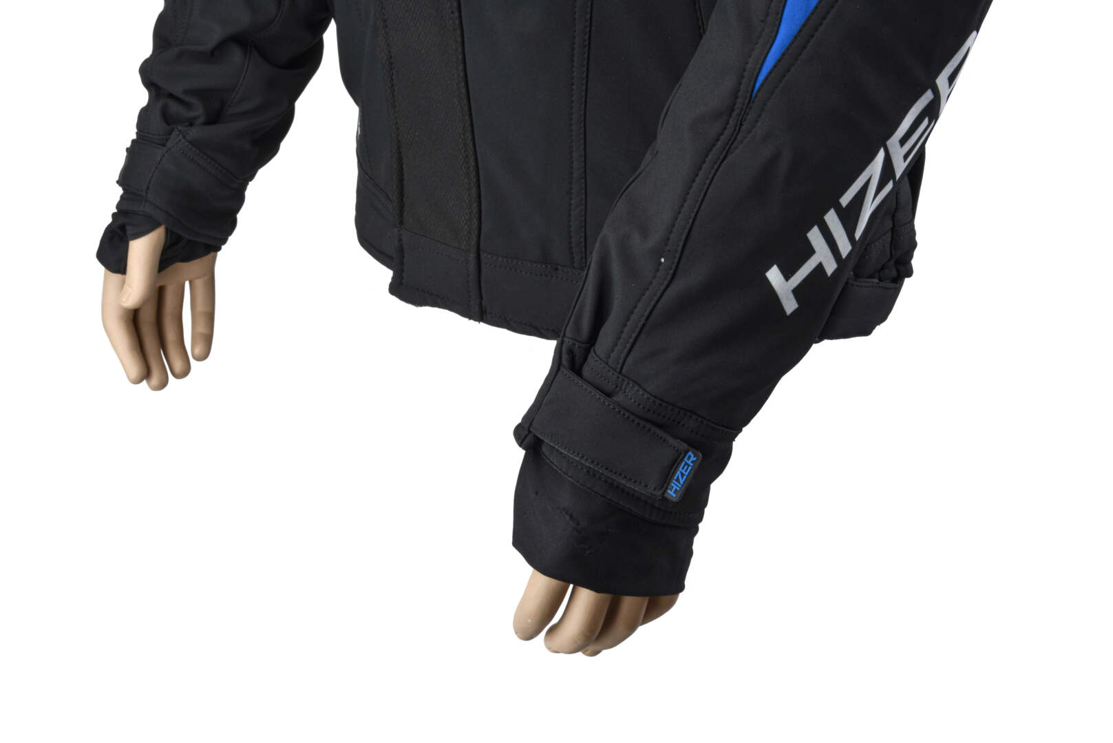 Куртка для снегохода HIZER №2 black-blue (текстиль) (L)